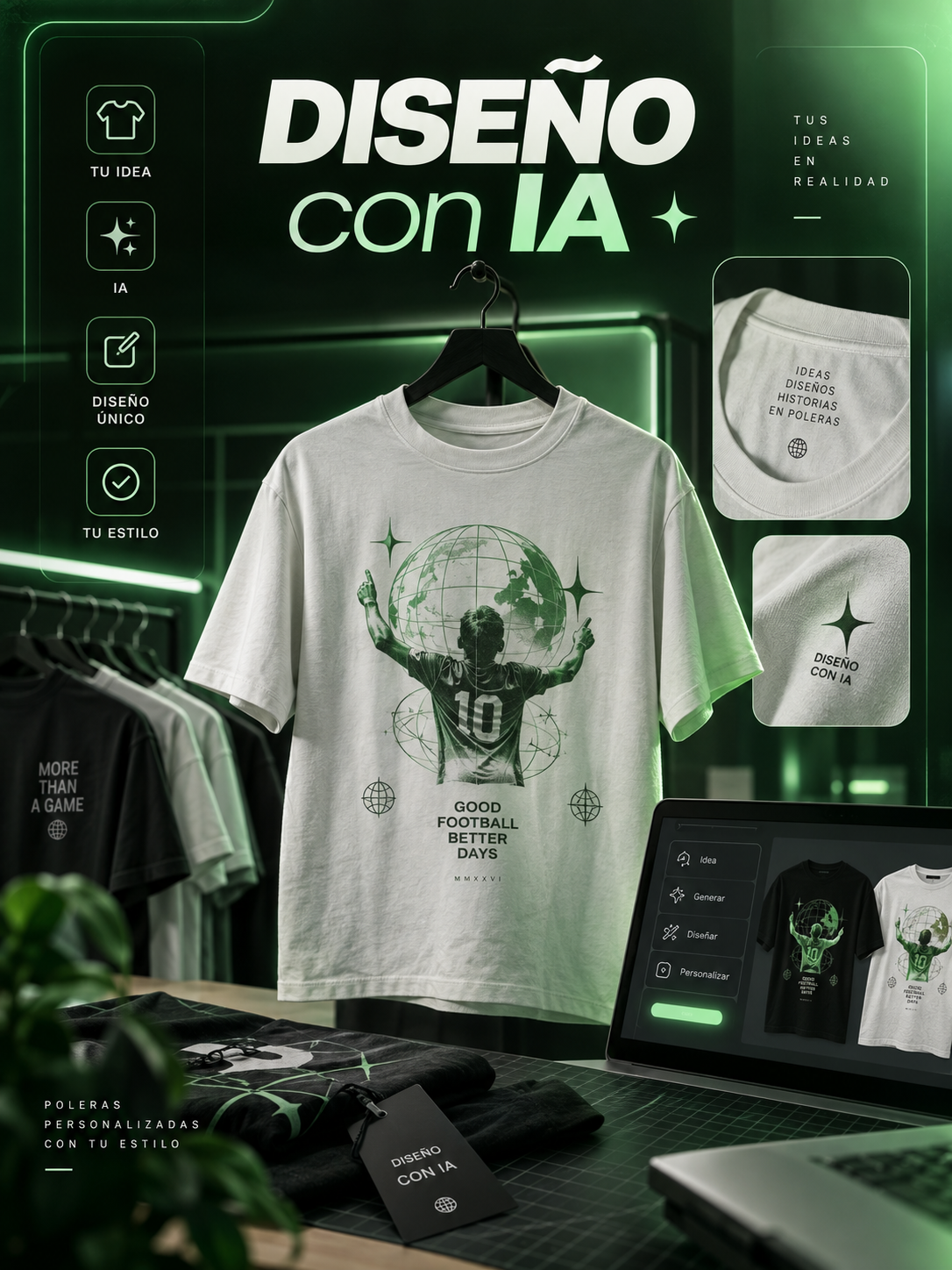 Polera estampada · Diseño personalizado